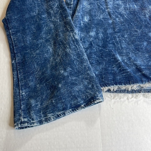 Cloth & Stone Fine Whale Corduroy Button Back Blouse Size Small - Picture 2 of 9